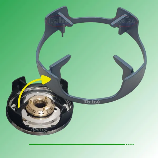 Delta_Gas_Stove_Heavy_Duty_Saver_Pan_Support_Pin_To_Distance_15_Cm_Black_Powder_Coated_Metal_Suppor_For_Glass_Top_Stoves_Pack_Of_1