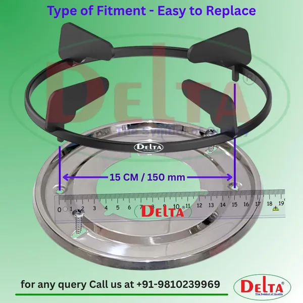 Delta_Gas_Stove_Part_Pan_Support_Stand_Pin_To_Distance_15_Cm_Black_Powder_Coated_Rust_Proof_Metal_Compatible_With_All_Branded_Glass_Top_Stoves_Pack_Of_1