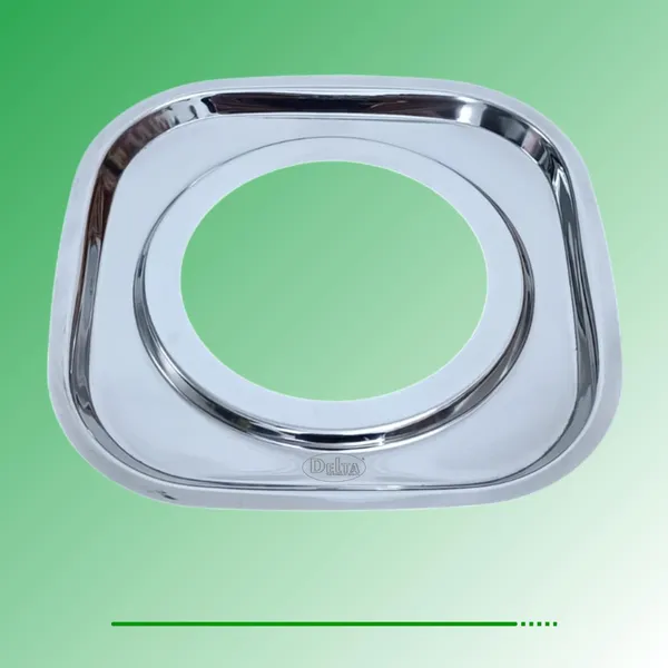 Delta_Gas_Stove_Parts_Stainless_Steel_Square_Shape_Dip_Tray_Round_Corner_With_Edge_To_Fitment_Size_17_Cm_And_9.5_Inner_Hole_As_Mentioned_In_Picture_For_Jumbo_Burner_Pack_Of_1