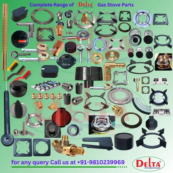 Delta_Gas_Stove_Pan_Support_Black_Powder_Coated_Sturdy_Round_195Mm_Pin_To_Fit_Mild_Steel_Replacement_For_2_3_4_Burner_Models_Pack_Of_1