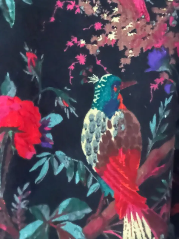 Black_Bird_Print_Velvet_Curtain:_Boho_Style_Drapes,_Custom_Size