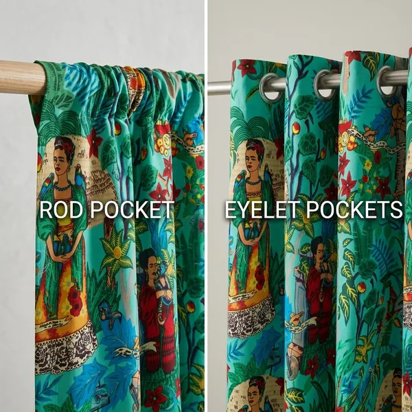 Frida_Kahlo_Inspired_Boho_Curtains,_Set_Of_Two_Panels,_House_Warming_Gift.