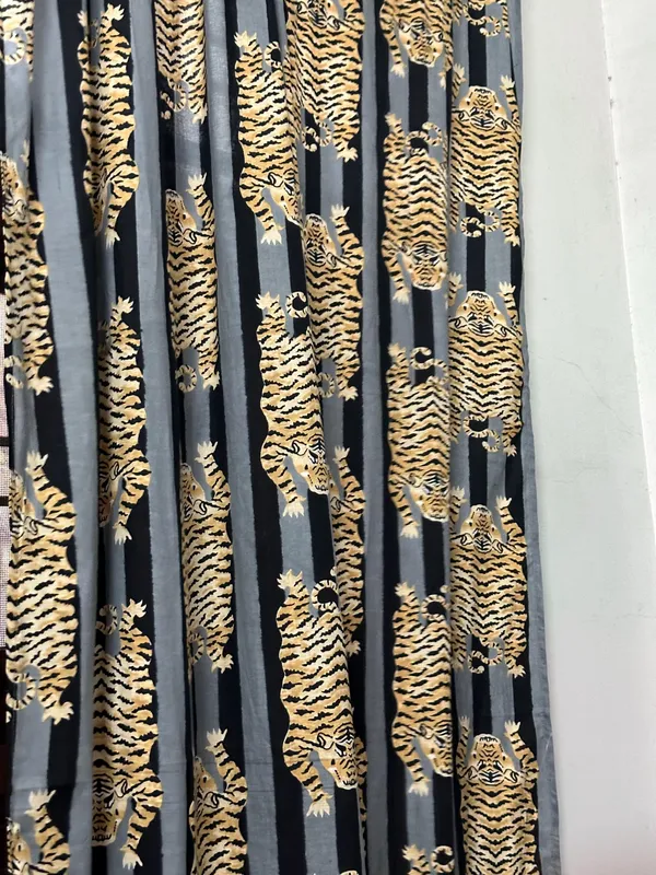 Tiger_Print_Cotton_Curtain_Panel_Set:_Black_&_Gray_Boho_Drapes