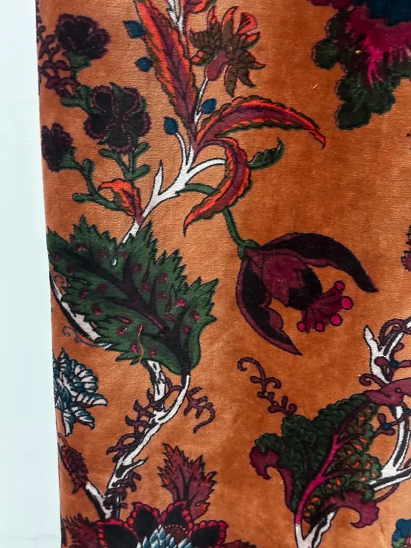 Earthy_Elegance:_Deep_Rust_Floral_Patterned_Velvet_Window_Treatments