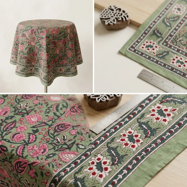 Hand_Block_Print_Round_Tablecloth:_Floral_6-Seater_Table_Wear