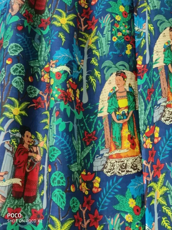 Frida_Kahlo_Print_Curtain:_Blue_Bohemian_Decor,_Set_Of_2_Panels