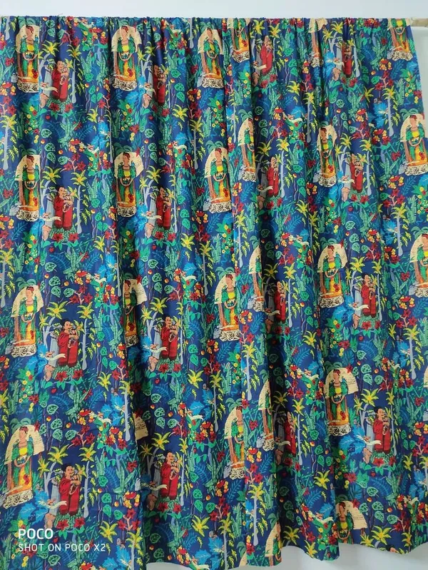 Frida_Kahlo_Print_Curtain:_Blue_Bohemian_Decor,_Set_Of_2_Panels