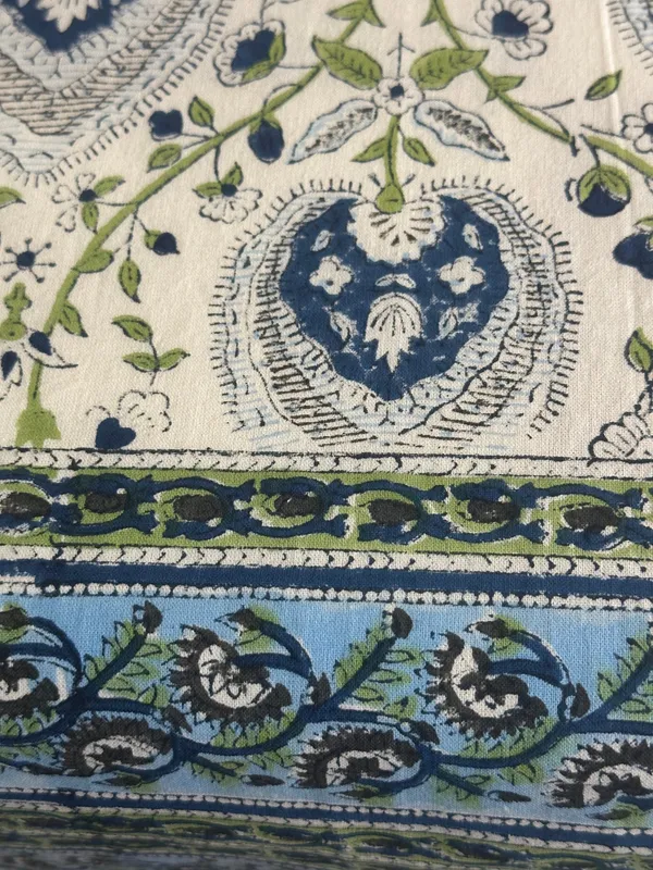 Hand_Block_Print_Tablecloth:_Floral_Indian_Decor,_Rectangular_6-Seater