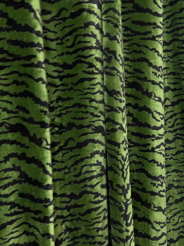 Vintage_Style_Green_Velvet_Curtain:_Tiger_Print_Can_Be_Custmize_Boho_Decor.