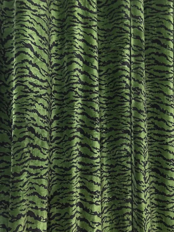 Vintage_Style_Green_Velvet_Curtain:_Tiger_Print_Can_Be_Custmize_Boho_Decor.