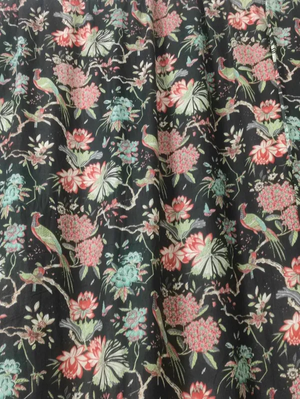 Peacock_&_Wildflower_Cotton_Curtain_Set:_Tropical_Print_Drapes