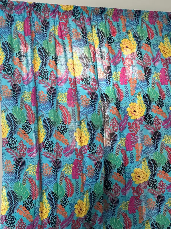 Tropical_Turquoise_Cotton_Curtain_Set:_Boho_Floral_Drapes
