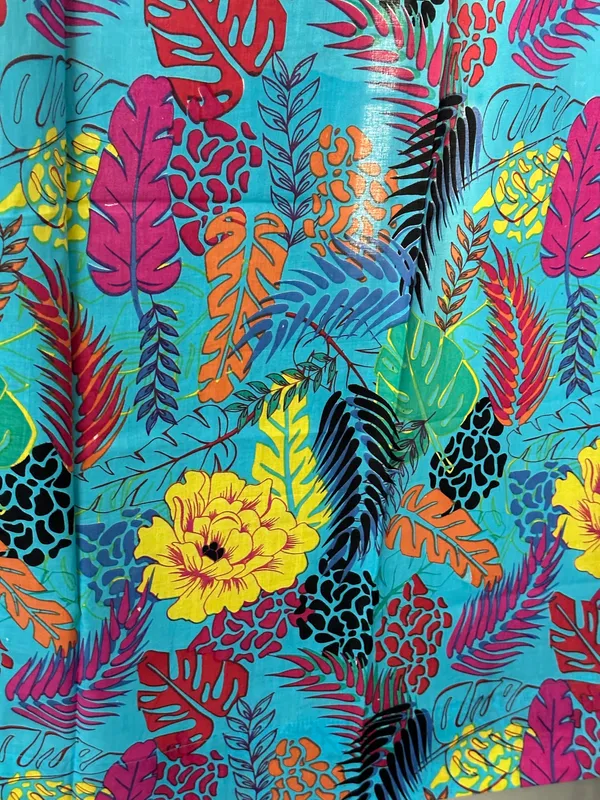 Tropical_Turquoise_Cotton_Curtain_Set:_Boho_Floral_Drapes