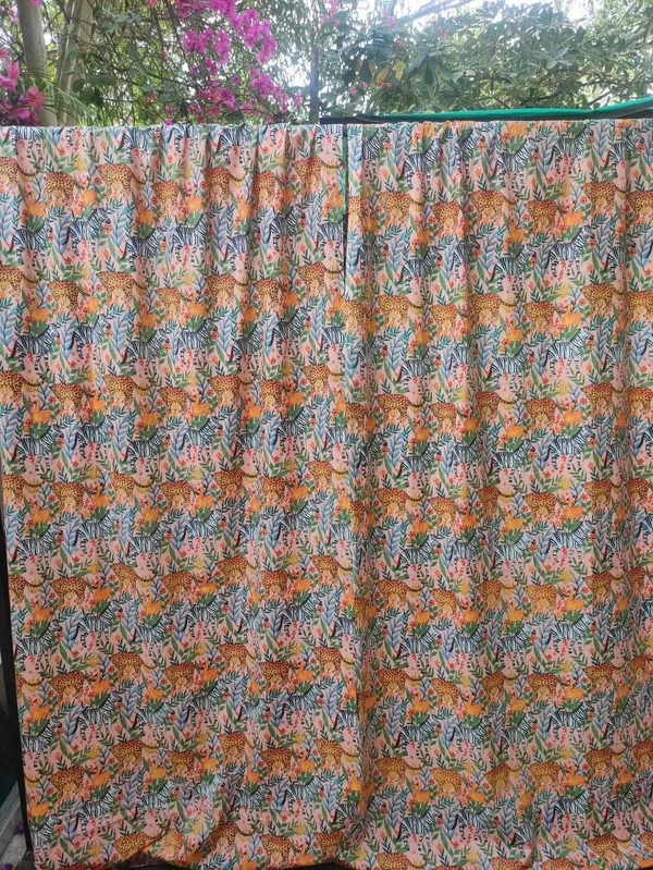 Tropical_Animal_Print_Cotton_Curtain_Set:_Rainforest_Drapes
