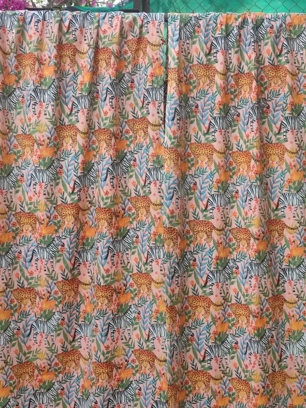 Tropical_Animal_Print_Cotton_Curtain_Set:_Rainforest_Drapes