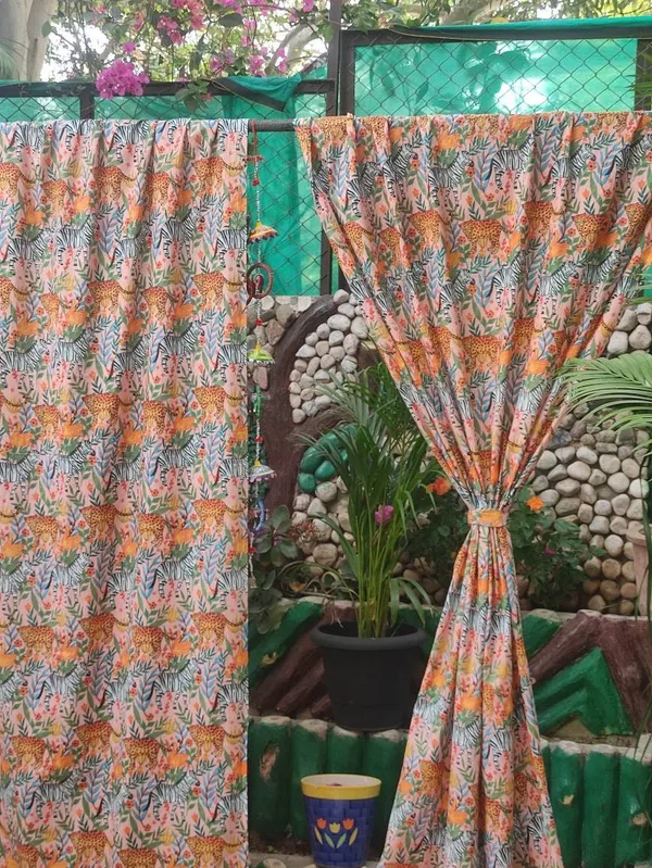 Tropical_Animal_Print_Cotton_Curtain_Set:_Rainforest_Drapes