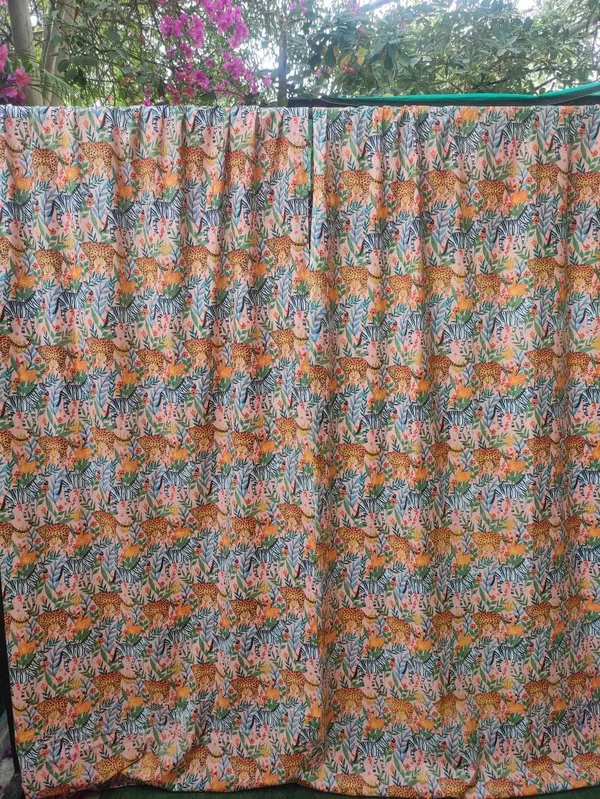Tropical_Animal_Print_Cotton_Curtain_Set:_Rainforest_Drapes