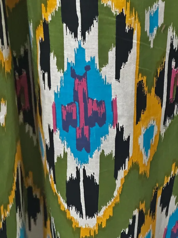 Vibrant_Ikat-Style_Cotton_Curtain_€“_Customizable_Size,_Rod_Pocket_Design