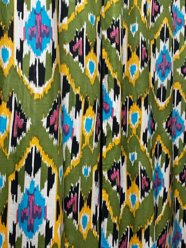 Vibrant_Ikat-Style_Cotton_Curtain_€“_Customizable_Size,_Rod_Pocket_Design