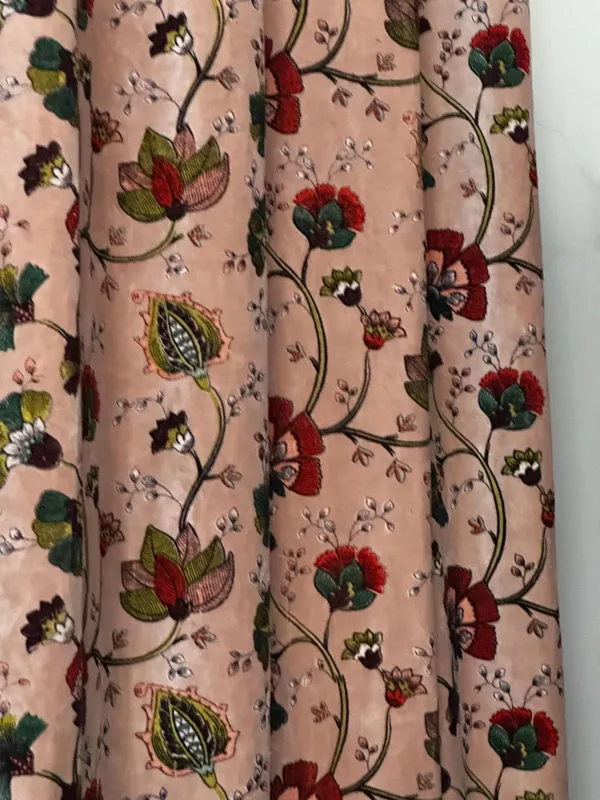 Custom_Size_Printed_Cotton_Velvet_Curtains_-_Botanical_Floral_Drapes_In_Rose_&_Moss_-_Vintage_Style_Luxury_Window_Treatments_Single_Or_Pair