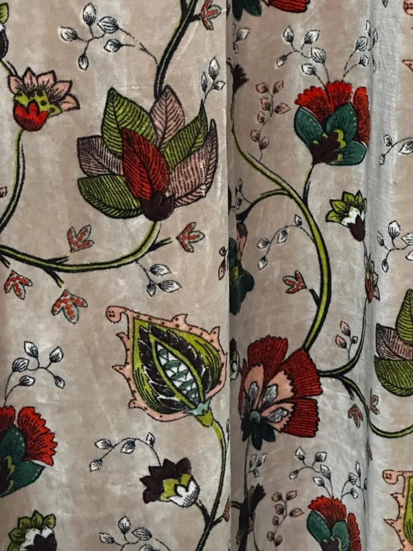 Custom_Size_Printed_Cotton_Velvet_Curtains_-_Botanical_Floral_Drapes_In_Rose_&_Moss_-_Vintage_Style_Luxury_Window_Treatments_Single_Or_Pair