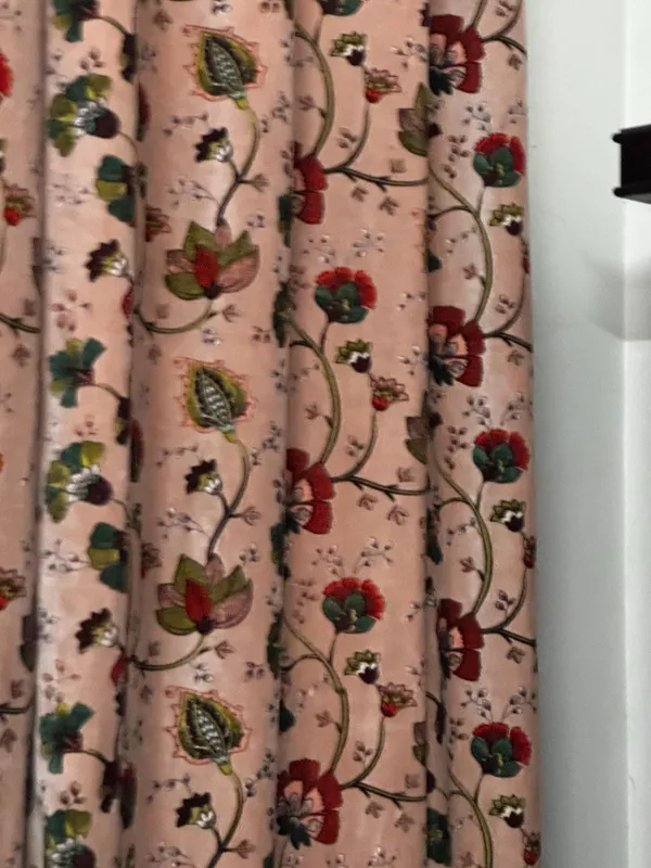 Custom_Size_Printed_Cotton_Velvet_Curtains_-_Botanical_Floral_Drapes_In_Rose_&_Moss_-_Vintage_Style_Luxury_Window_Treatments_Single_Or_Pair