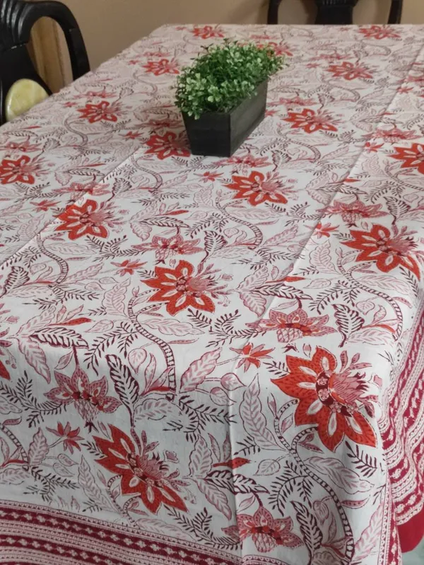 Red_Floral_Hand_Block_Print_Tablecloth_|_60X90_Cotton_Dining_Decor