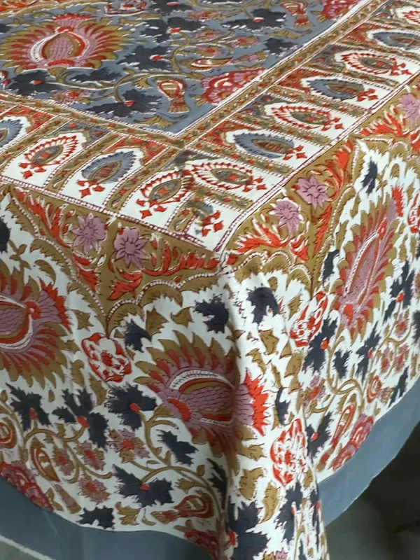 Hand_Block_Print_Tablecloth:_Floral_Indian_Design,_60X90_Inches