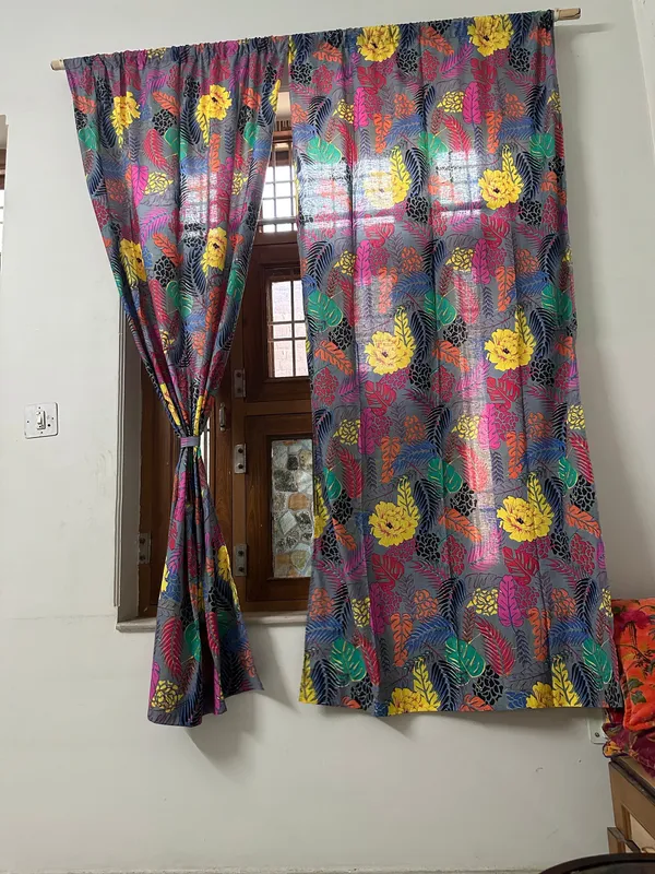 Tropical_Floral_Cotton_Curtain_Set:_Boho_Chic_Window_Drapes