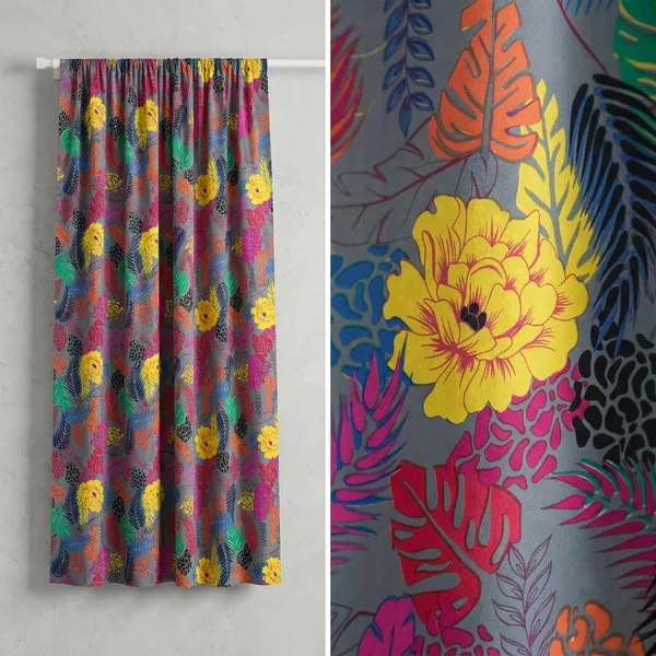 Tropical_Floral_Cotton_Curtain_Set:_Boho_Chic_Window_Drapes