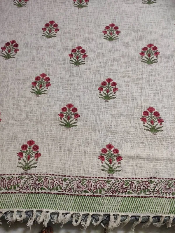 Hand_Woven_Mud_Cloth_Throw_Blanket:_Natural_Poppy_Print,_Boho_Tassels