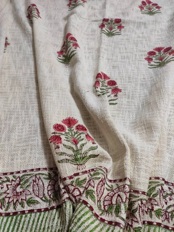 Hand_Woven_Mud_Cloth_Throw_Blanket:_Natural_Poppy_Print,_Boho_Tassels