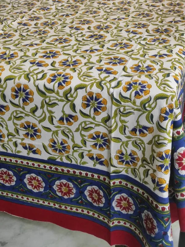 Indian_Floral_Block_Print_Tablecloth:_Cotton_Farmhouse_Table_Cover