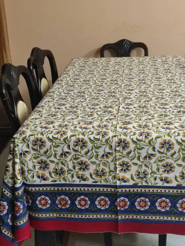 Indian_Floral_Block_Print_Tablecloth:_Cotton_Farmhouse_Table_Cover
