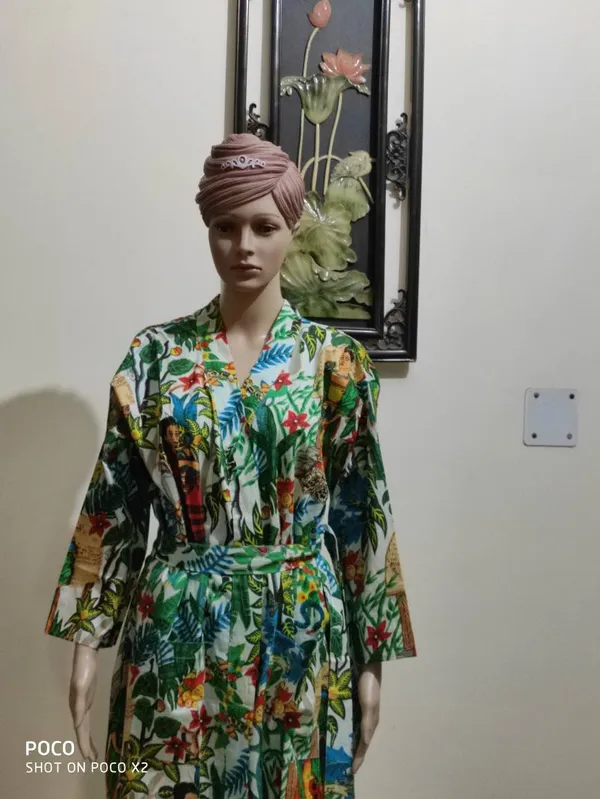 Frida_Kahlo_Print_Cotton_Kimono_Robe:_S-Xl,_Pockets