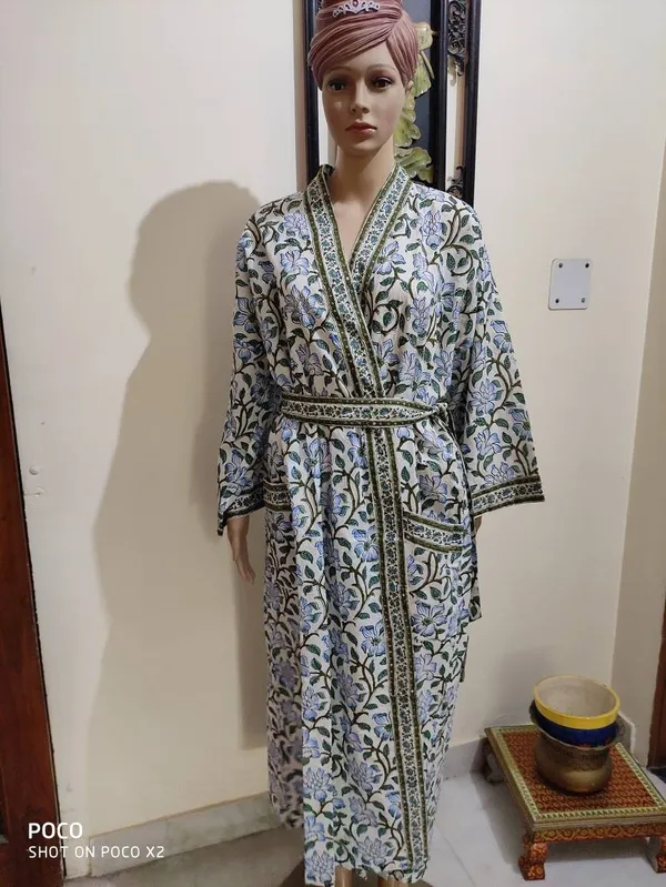 Kimono,_Robe,_Dressing_Gown,_Vintage_Style_Indian_Hand_Block_Print_Bath_Robe,_Bridesmaid_Rob.