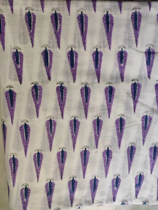 Hand_Block_Printed_Cotton_Fabric:_Mughal_Voile,_44"_Wide
