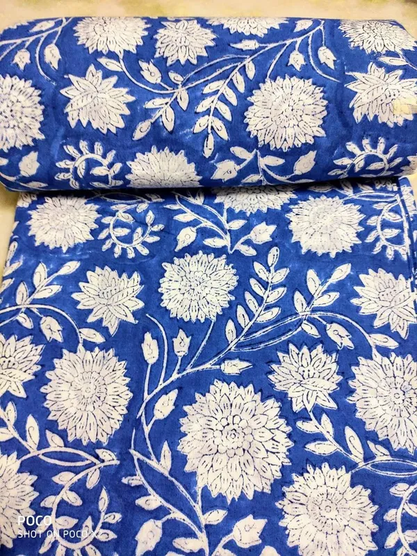 Cobalt_Blue_Floral_Cotton_Fabric:_Hand_Block_Print,_Quilting_&_Craft