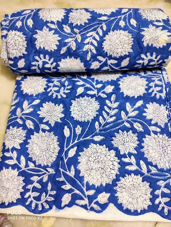 Cobalt_Blue_Floral_Cotton_Fabric:_Hand_Block_Print,_Quilting_&_Craft