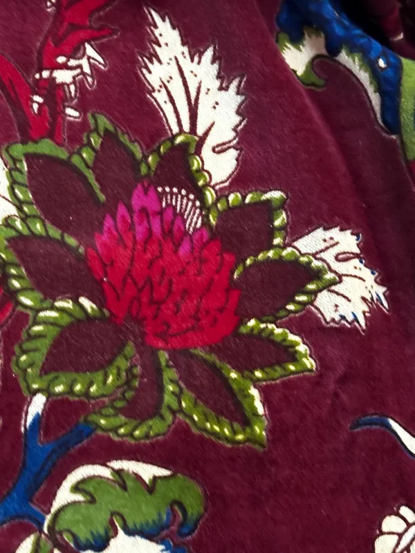 Wine_Red_Floral_Cotton_Velvet_Fabric:_Upholstery,_Quilting_&_Decor