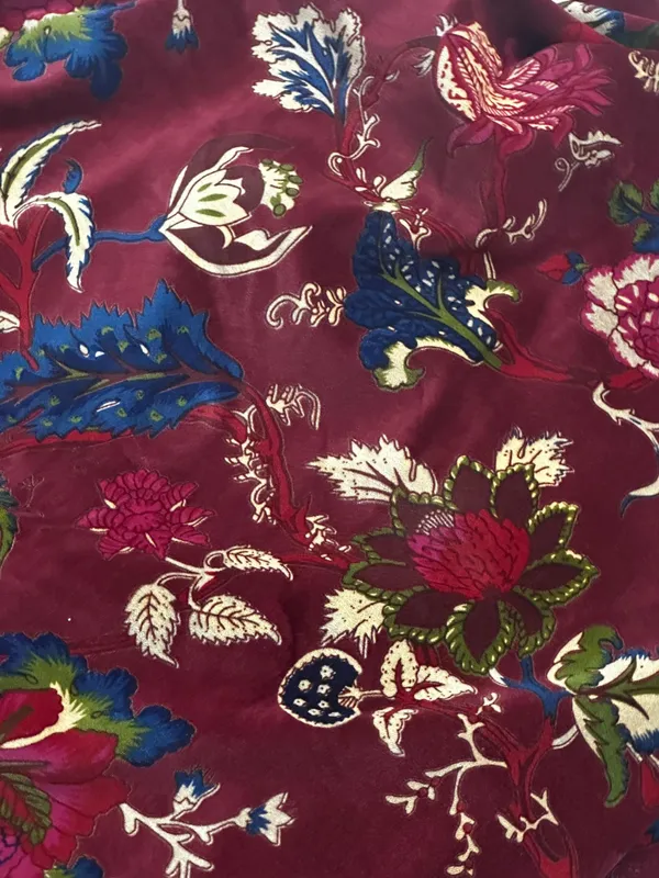 Wine_Red_Floral_Cotton_Velvet_Fabric:_Upholstery,_Quilting_&_Decor