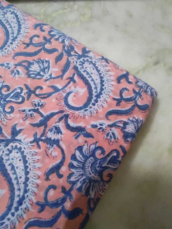 Hand_Block_Printed_Cotton_Fabric:_Mughal_Floral_Print,_44"_Wide
