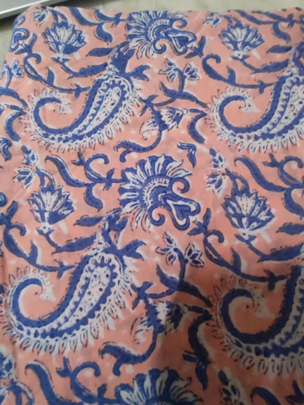 Hand_Block_Printed_Cotton_Fabric:_Mughal_Floral_Print,_44"_Wide