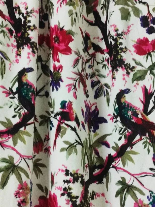 Vintage_Cotton_Velvet_Curtains:_Bird_Print_Boho_Drapes,_Set_Of_Two