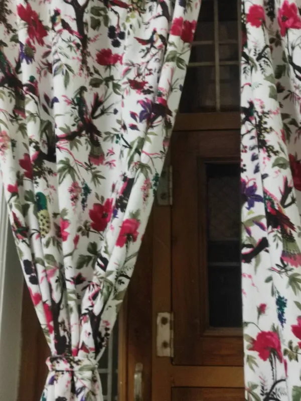 Vintage_Cotton_Velvet_Curtains:_Bird_Print_Boho_Drapes,_Set_Of_Two
