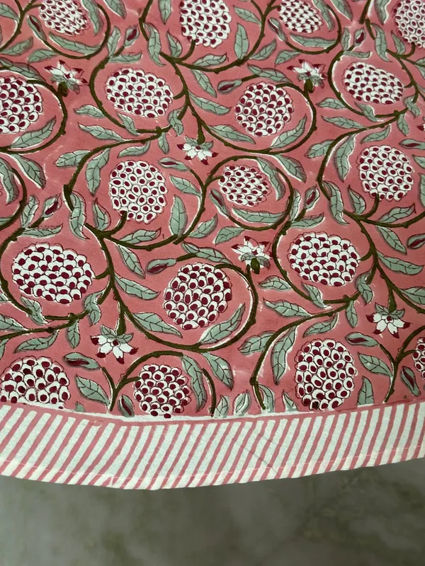 Hand_Block_Print_Round_Tablecloth:_Floral_8-Seater_Table_Wear