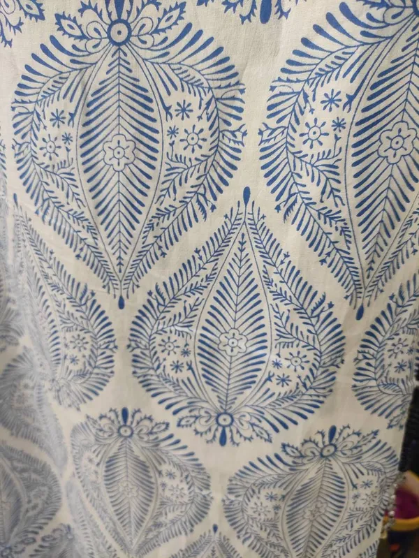 Block_Print_Cotton_Curtains:_Light_Blue_Semi_Sheer_Drapes_(Set_Of_Two)