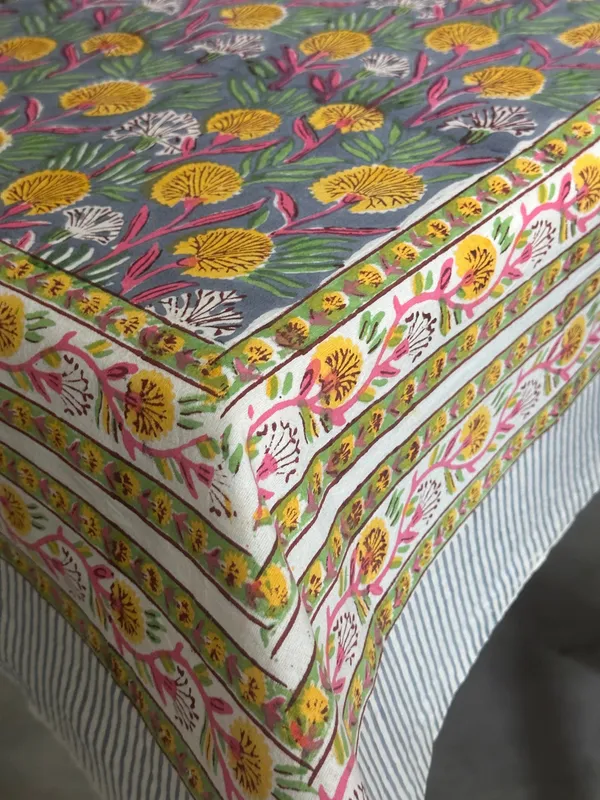 Hand_Block_Print_Tablecloth:_Floral_Indian_Decor,_6_Seater
