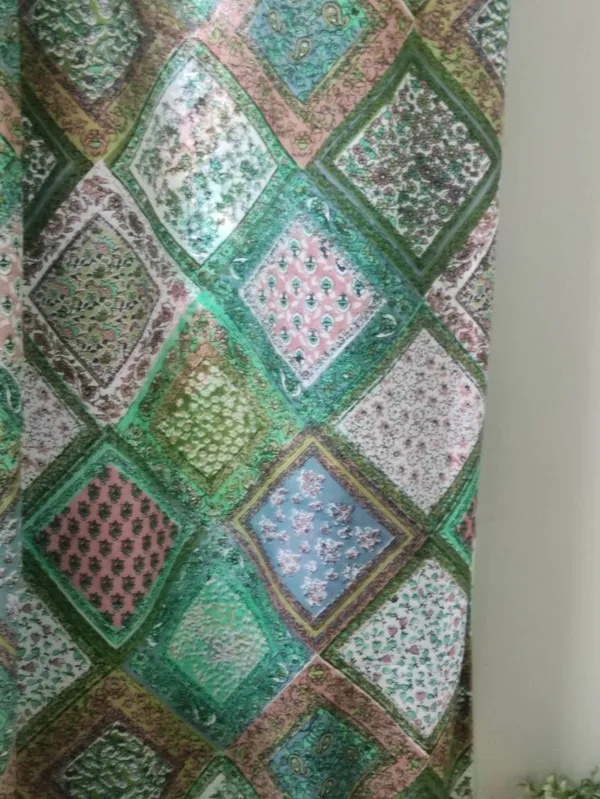 Moroccan_Tile_Cotton_Curtain_Set:_Bohemian_Semi_Sheer_Drapes