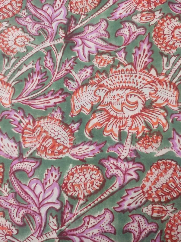 Floral_Mughal_Print_Cotton_Fabric:_Hand_Block_Design,_44_Inches_Wide